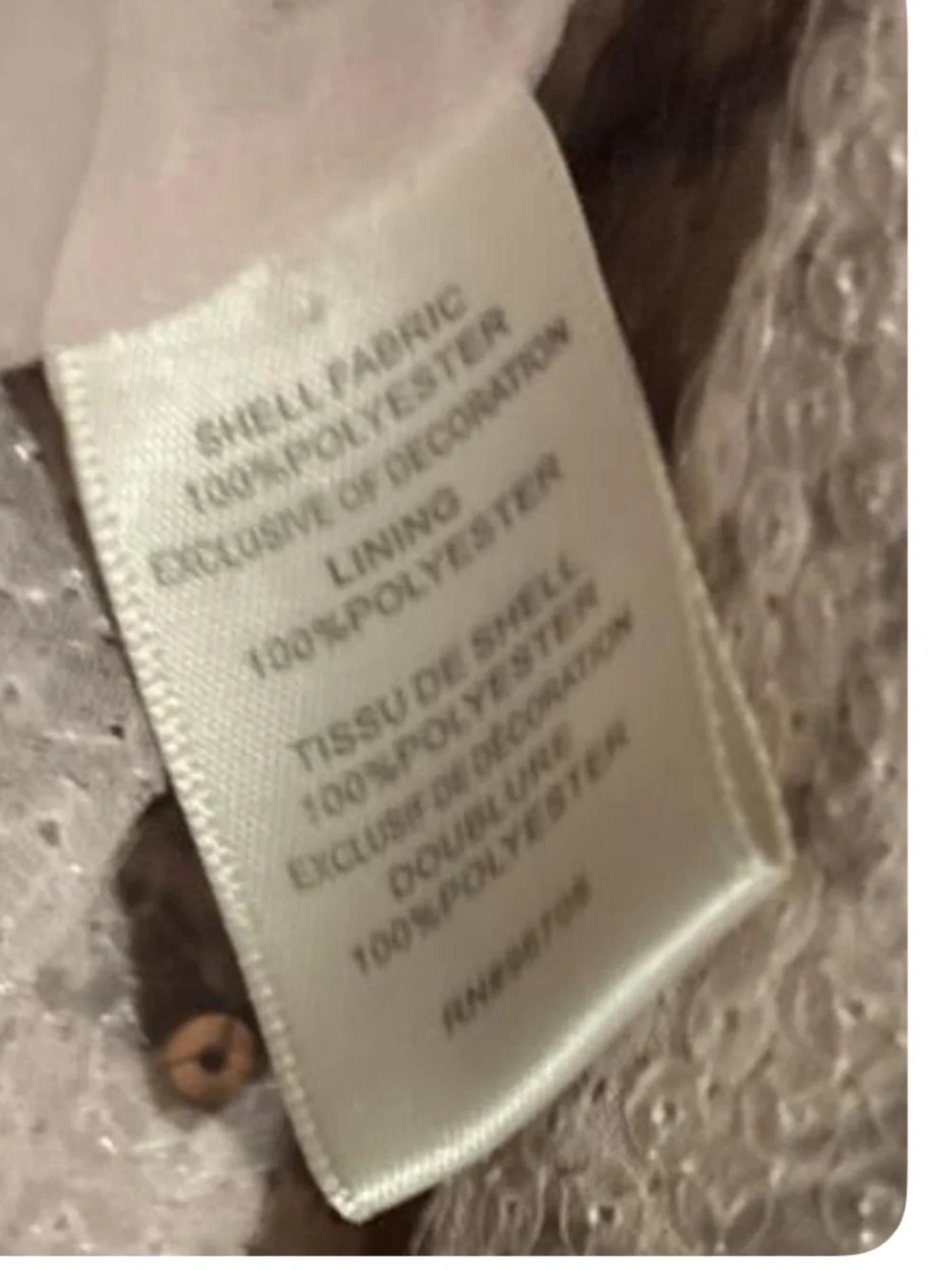 Rebecca Taylor Size 12 Silvery sequin mini dress with gray snakeskin print